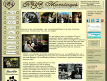 Tablet Screenshot of nymarriages.com